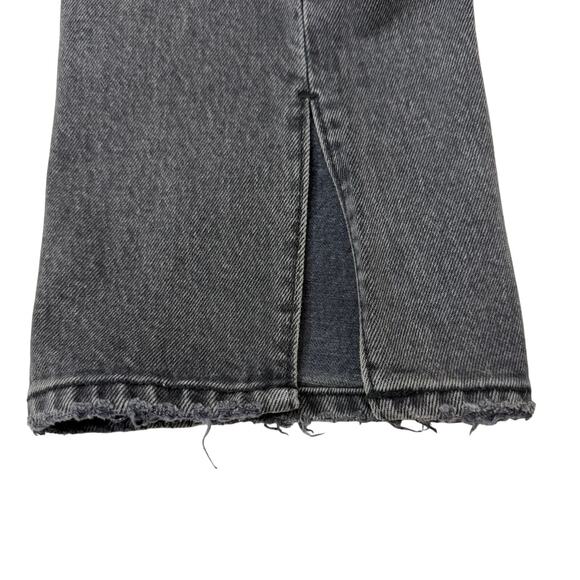 Abercrombie & Fitch Curve Love Ultra High Rise 90s Straight Jeans sz 26 Vent Hem - Picture 14 of 16